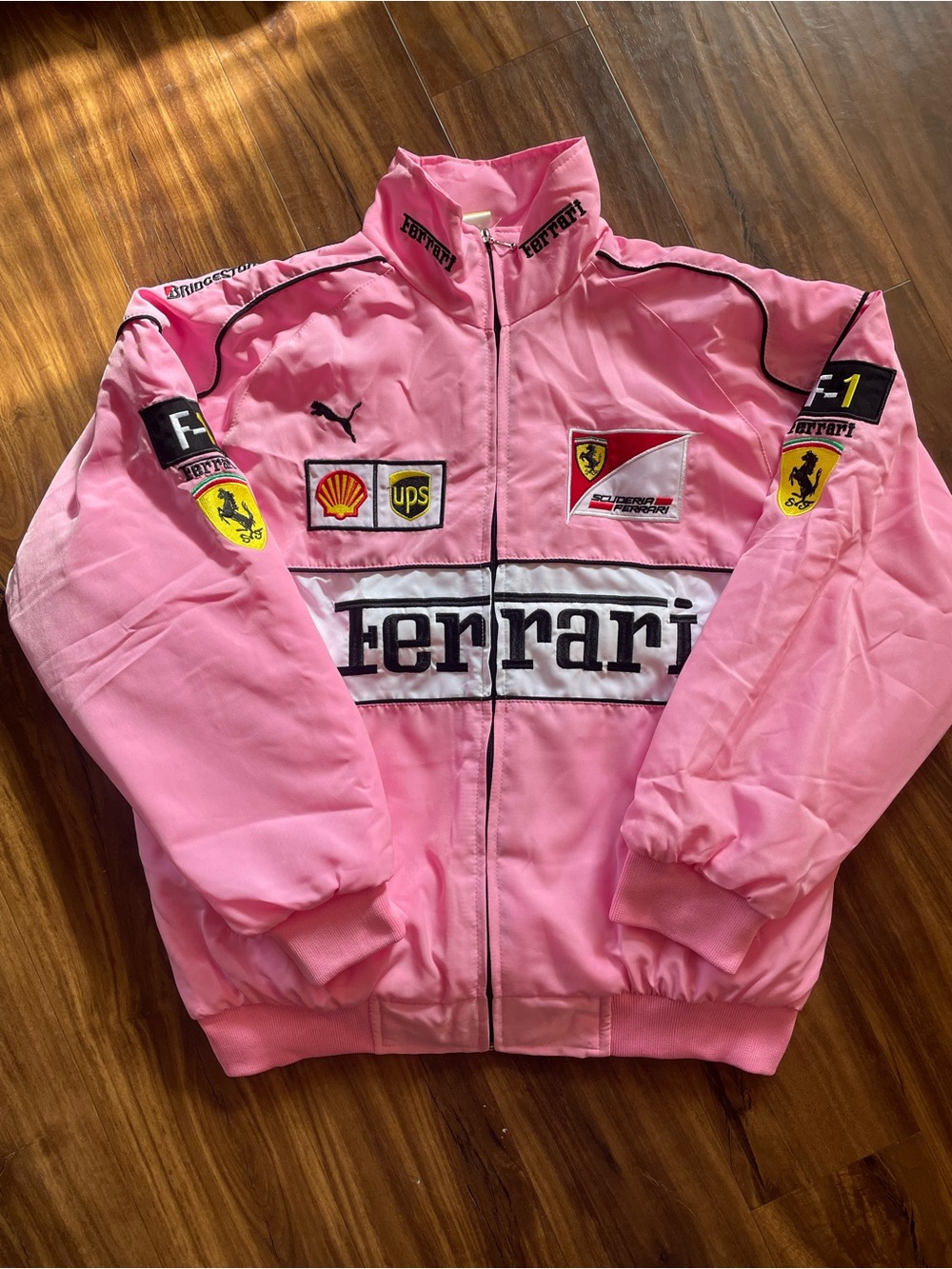 Ferrari F1 Pink Racing Jacket